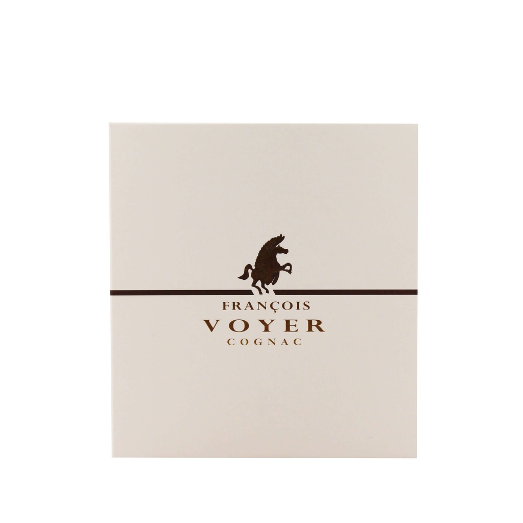 Francois Voyer Cognac Extra Grande Champagne - 42% ABV (Special Bottle w/ Wooden Box)