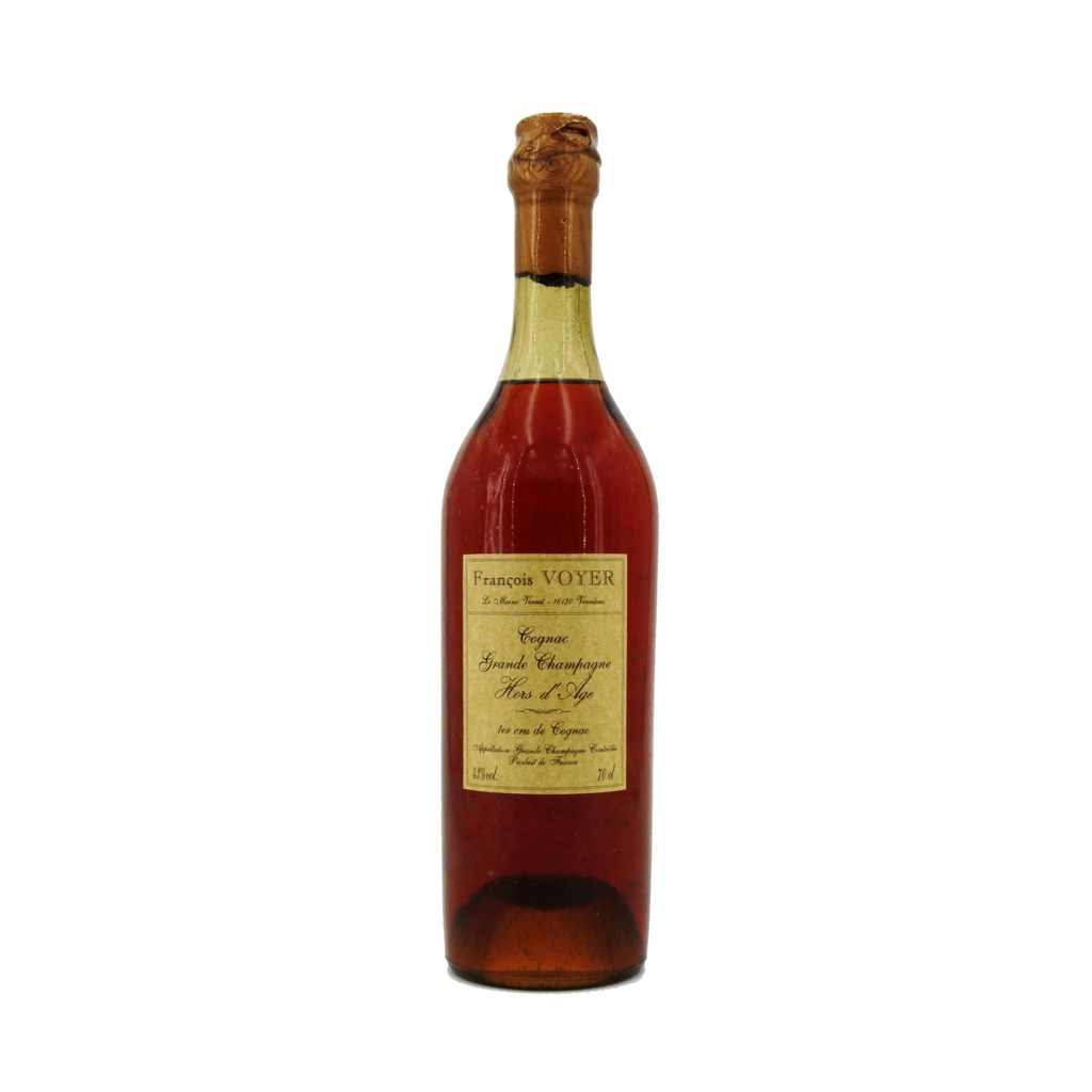 Francois Voyer Cognac Hors d'Age Grande Champagne - 43% ABV (w/ Wooden Box)