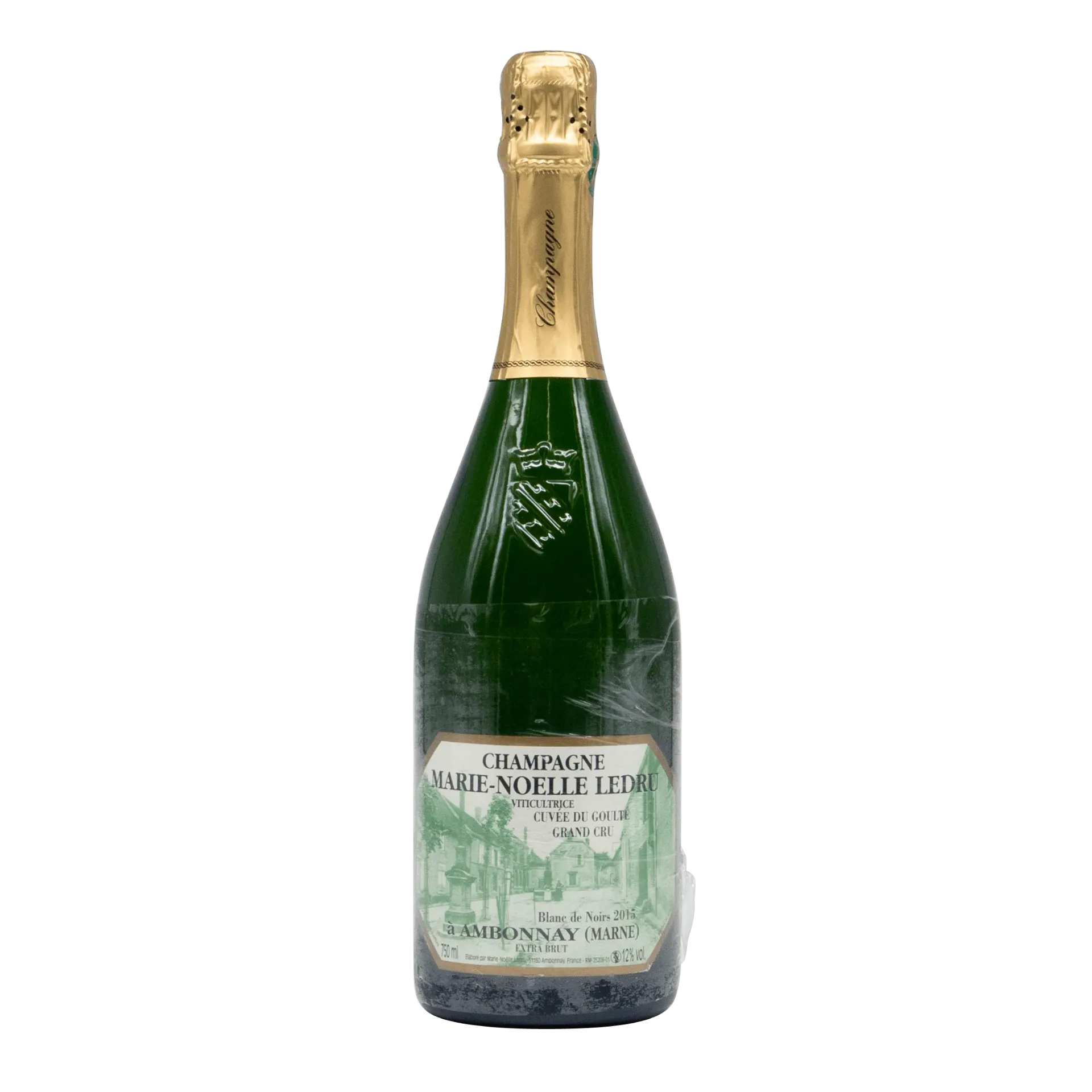 [MARIE01_15_0750] Champagne Marie-Noelle Ledru Cuvee du Goulte Grand Cru Blanc de Noirs a Ambonnnay Extra Brut 2015