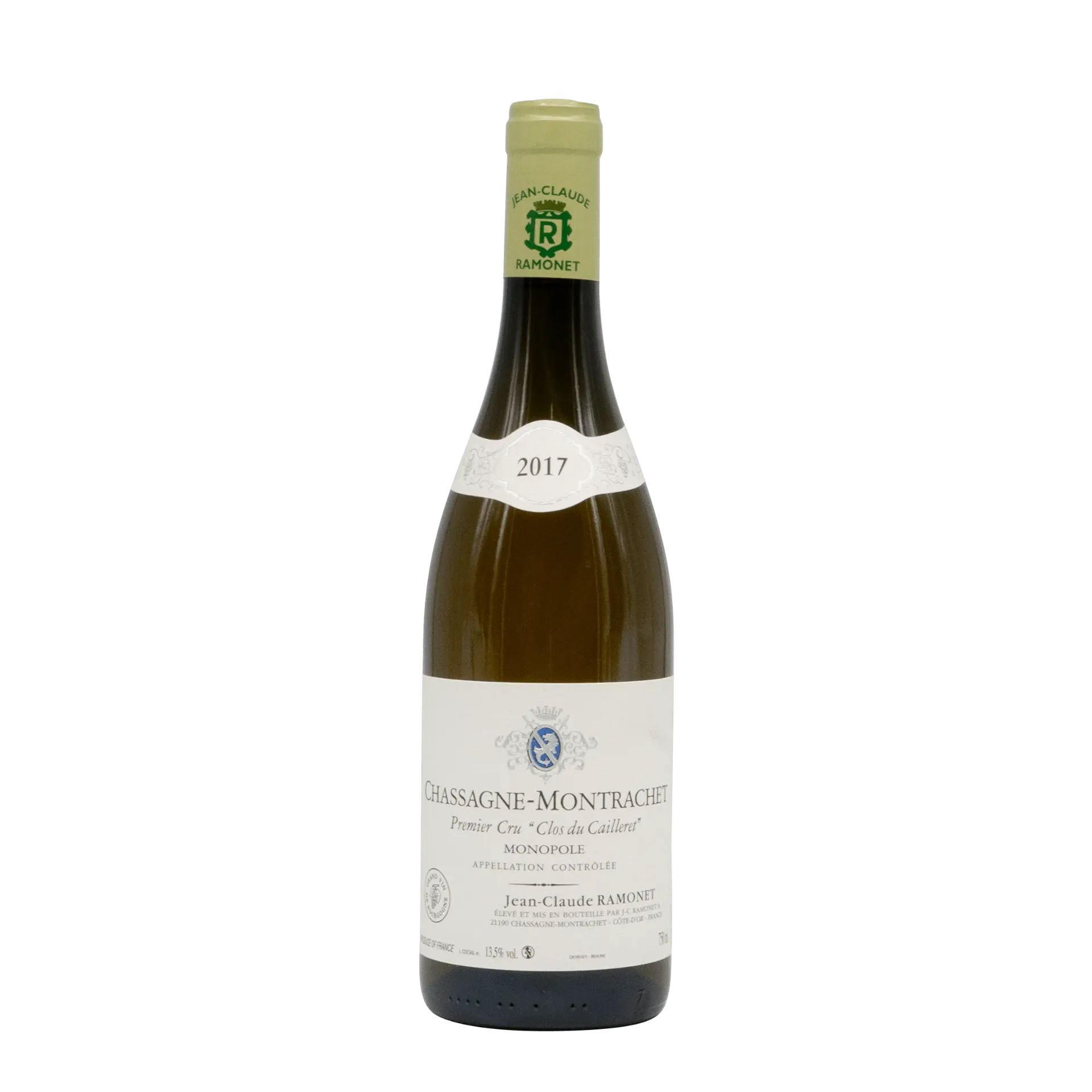 [DRAMO01_17_0750] Domaine Ramonet Chassagne Montrachet 1er Cru 'Clos du Cailleret' Monopole 2017