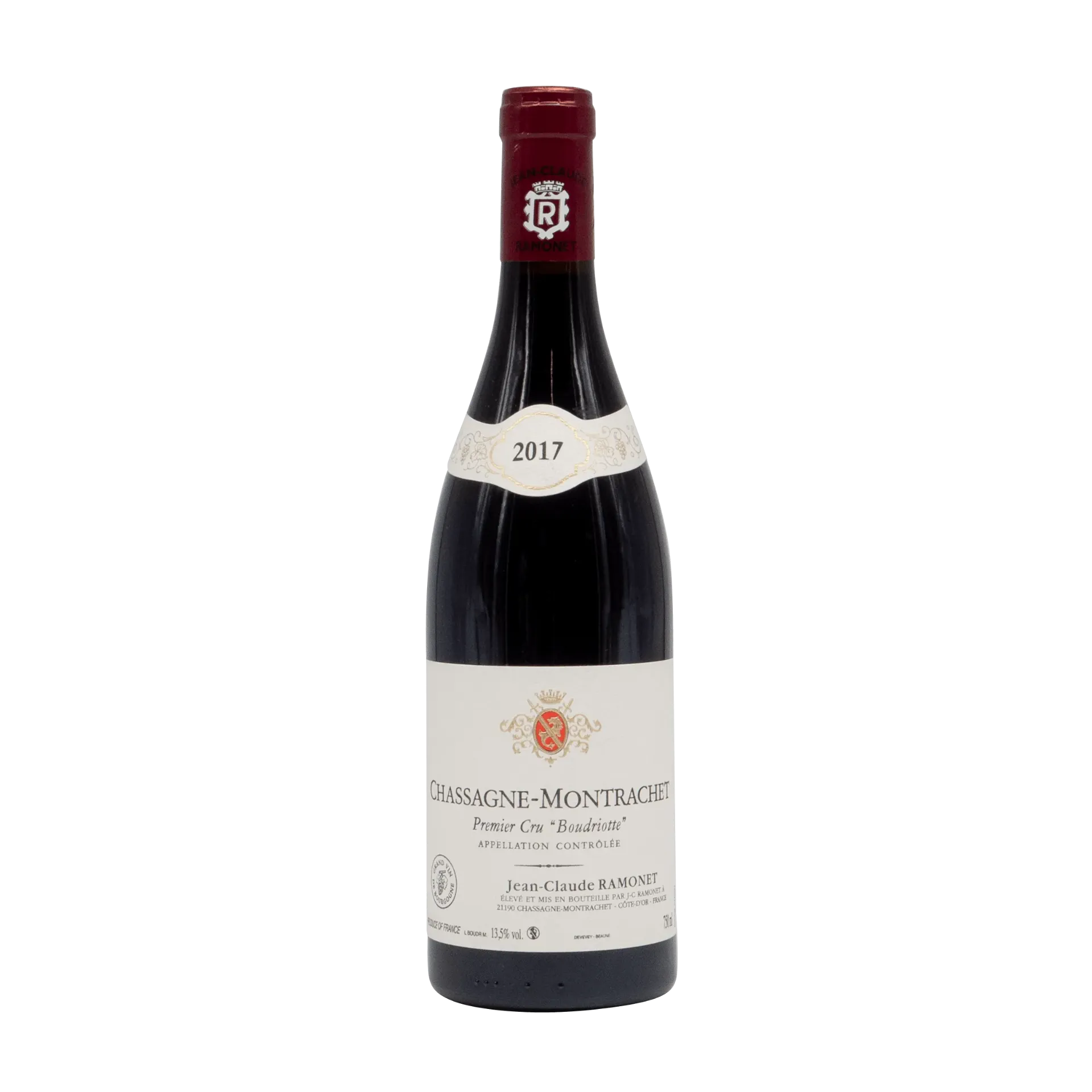 [DRAMO02_17_0750] Domaine Ramonet Chassagne Montrachet 1er Cru Rouge 'Clos Boudriottes' 2017