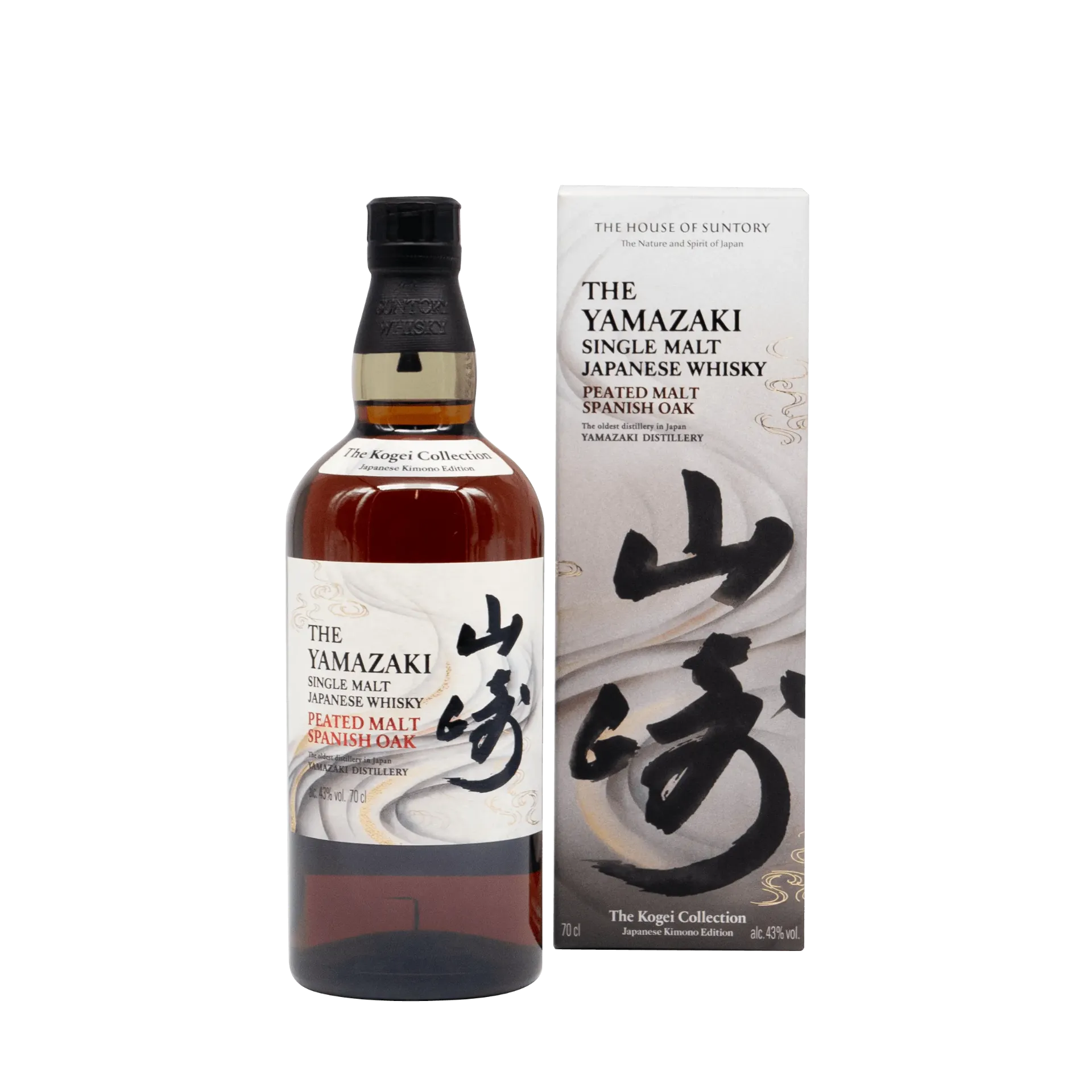 Suntory Yamazaki Peated Malt Spanish Oak Single Malt Japanese Whisky NAS with Gift Box