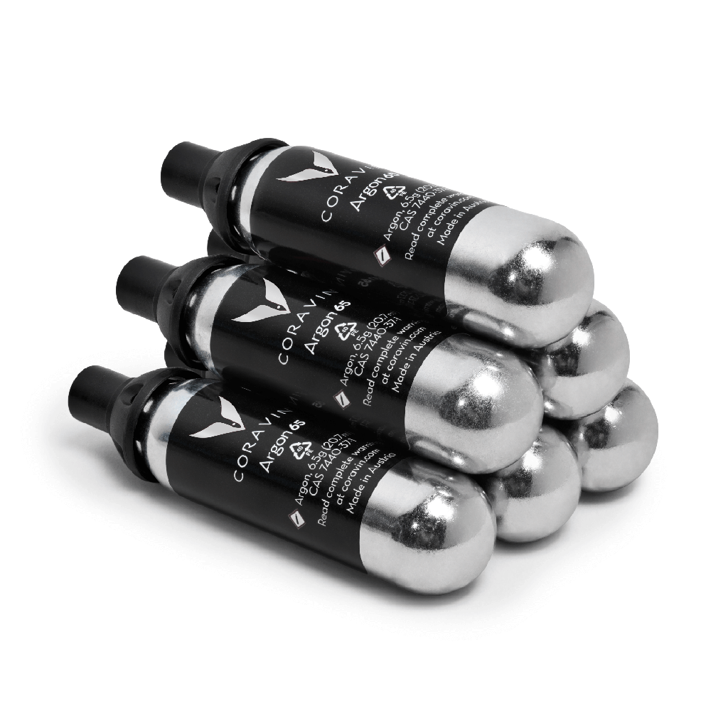[CORAV22] Coravin Pure Argon Capsules, 6-Pack (Expiry 11/2026)