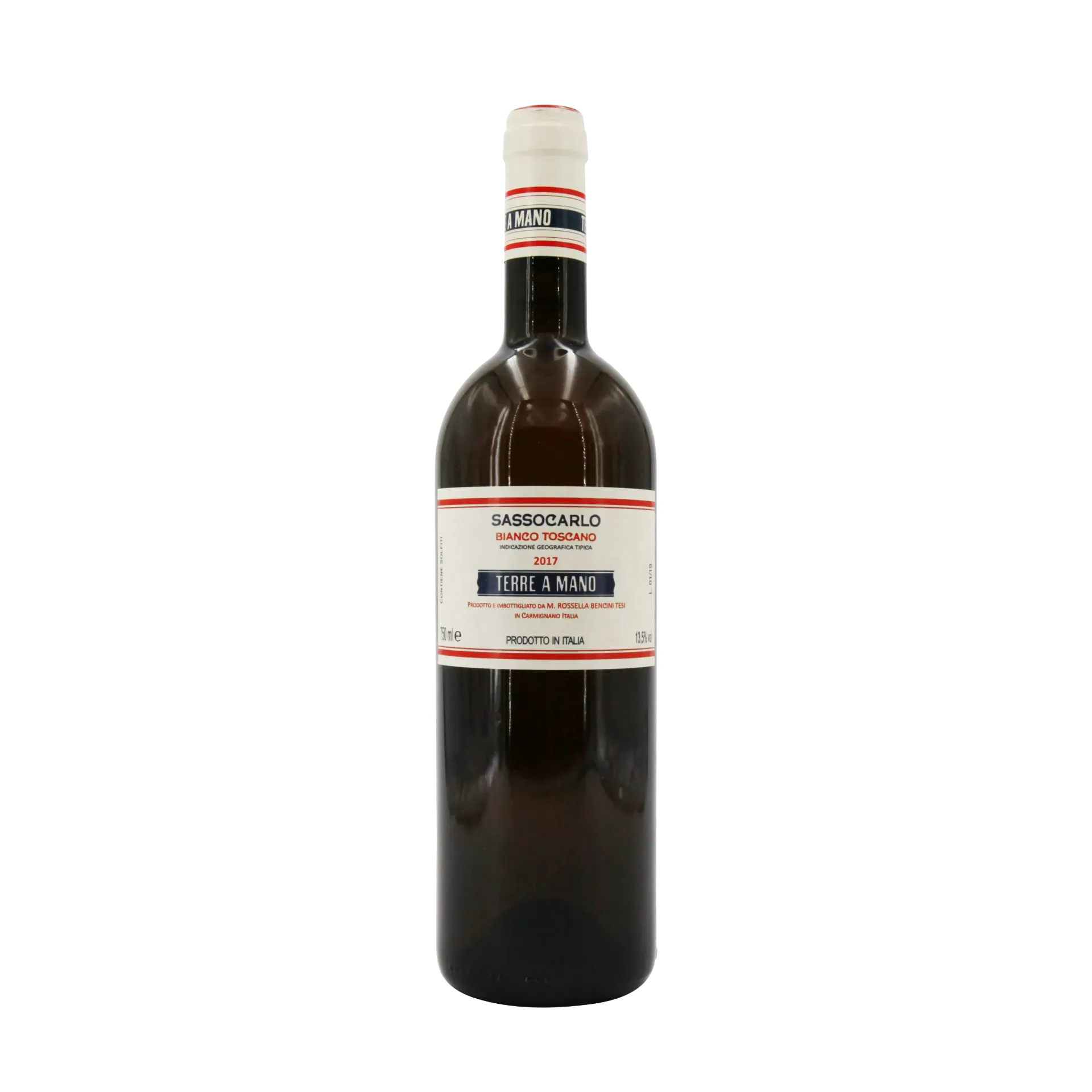 [BACCH01_17_0750] Fattoria di Bacchereto "Sassocarlo" Bianco Toscana IGT 2017