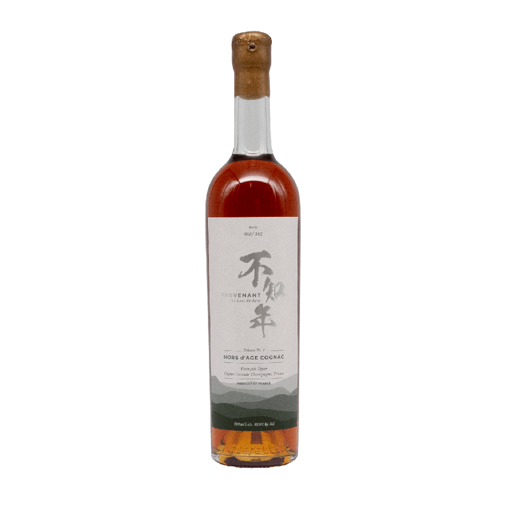 不知年 Provenant Release No. 1 - Francois Voyer Hors d'Age Cognac - ABV 42.00°