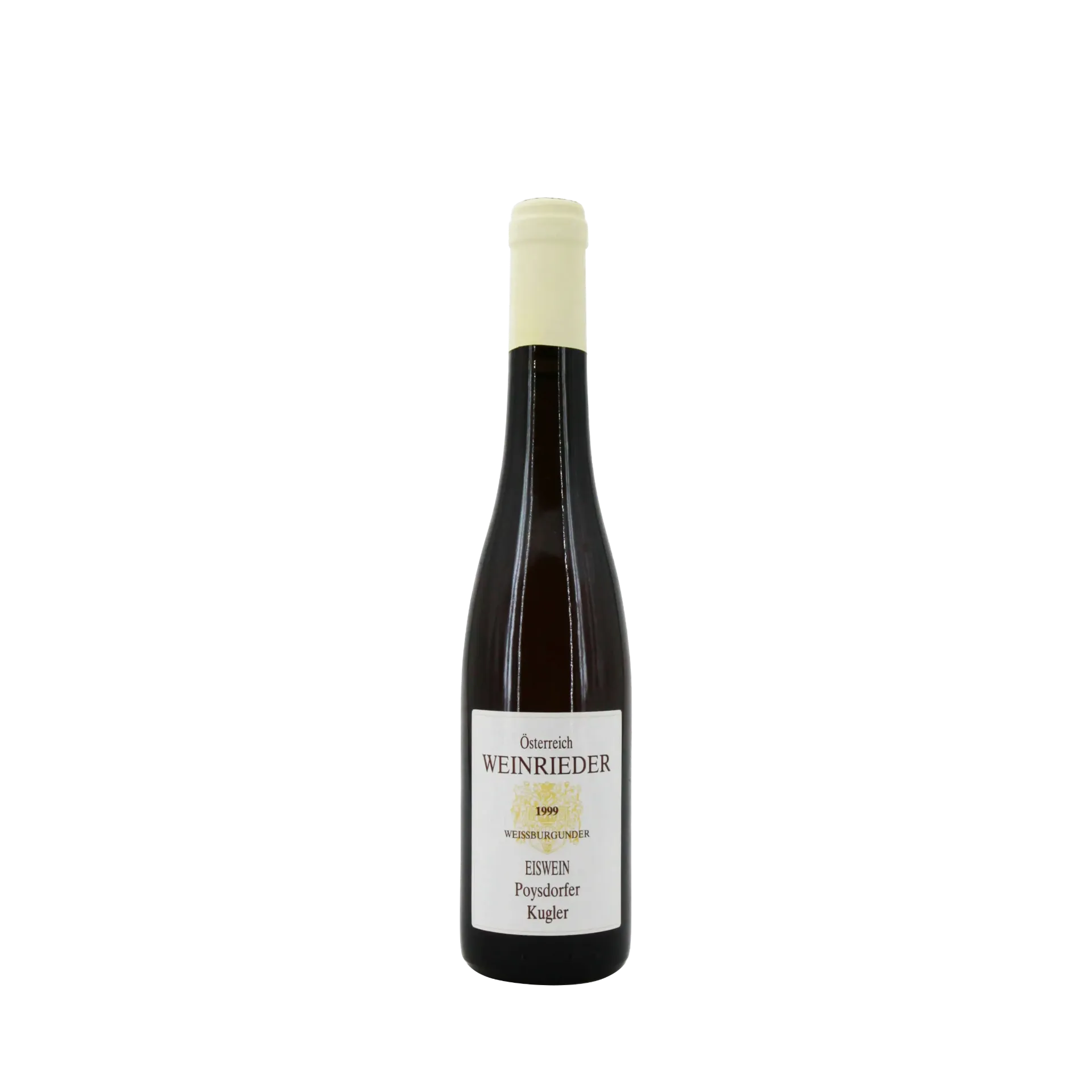 [WEINR02_99_0375] Weinrieder Eiswein Weissburgunder Kugler 1999