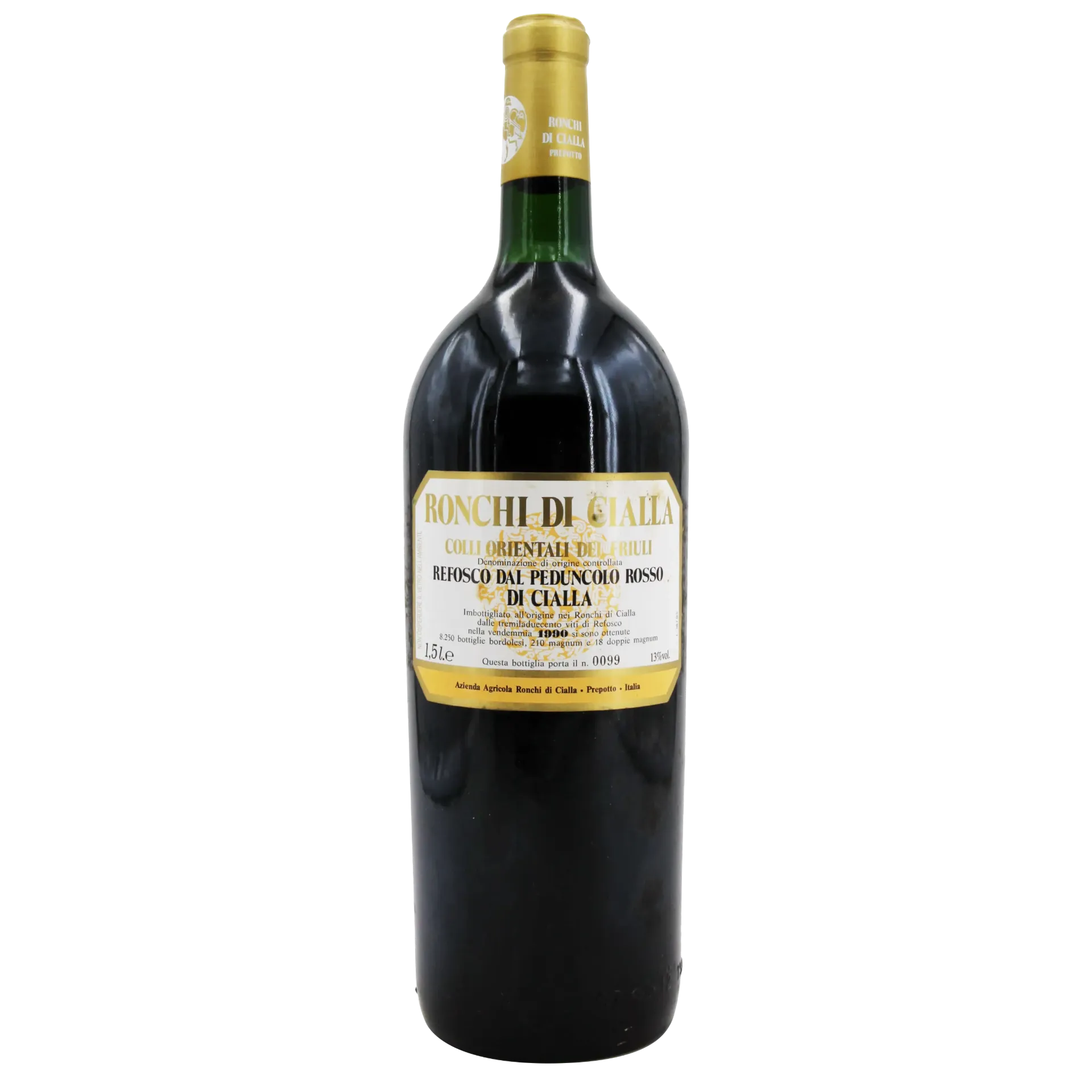 [RONCI03_90_1500] Ronchi di Cialla Refosco dal Penuncolo Rosso di Cialla (1990)