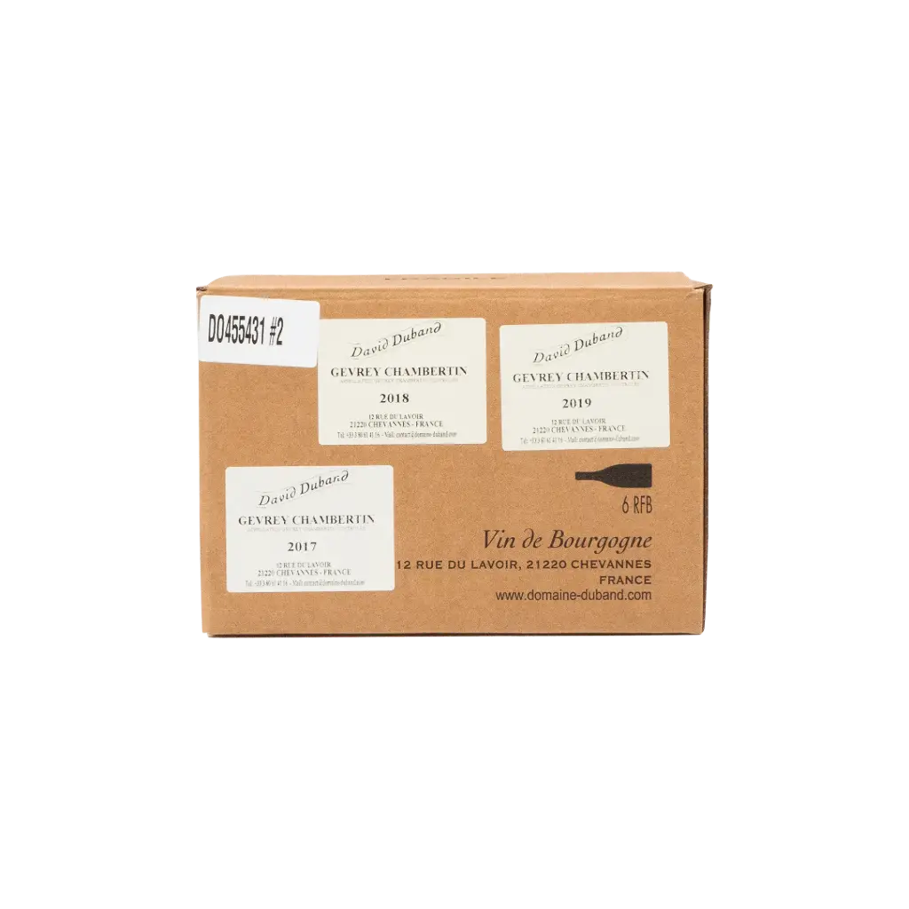 [DUBAN03_VS_GS] David Duband Gevrey Chambertin Mixed Case (2 x 2017, 2 x 2018, 2 x 2019)