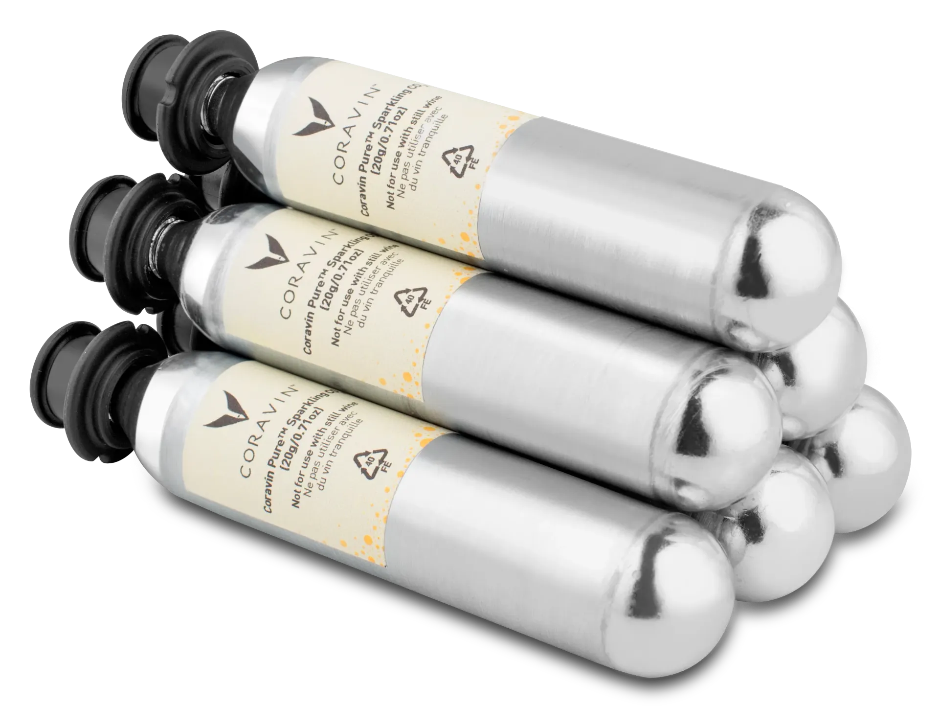 [CORAV30] Coravin Sparkling CO2 Capsules, 6-Pack (Expiry 12/2024)