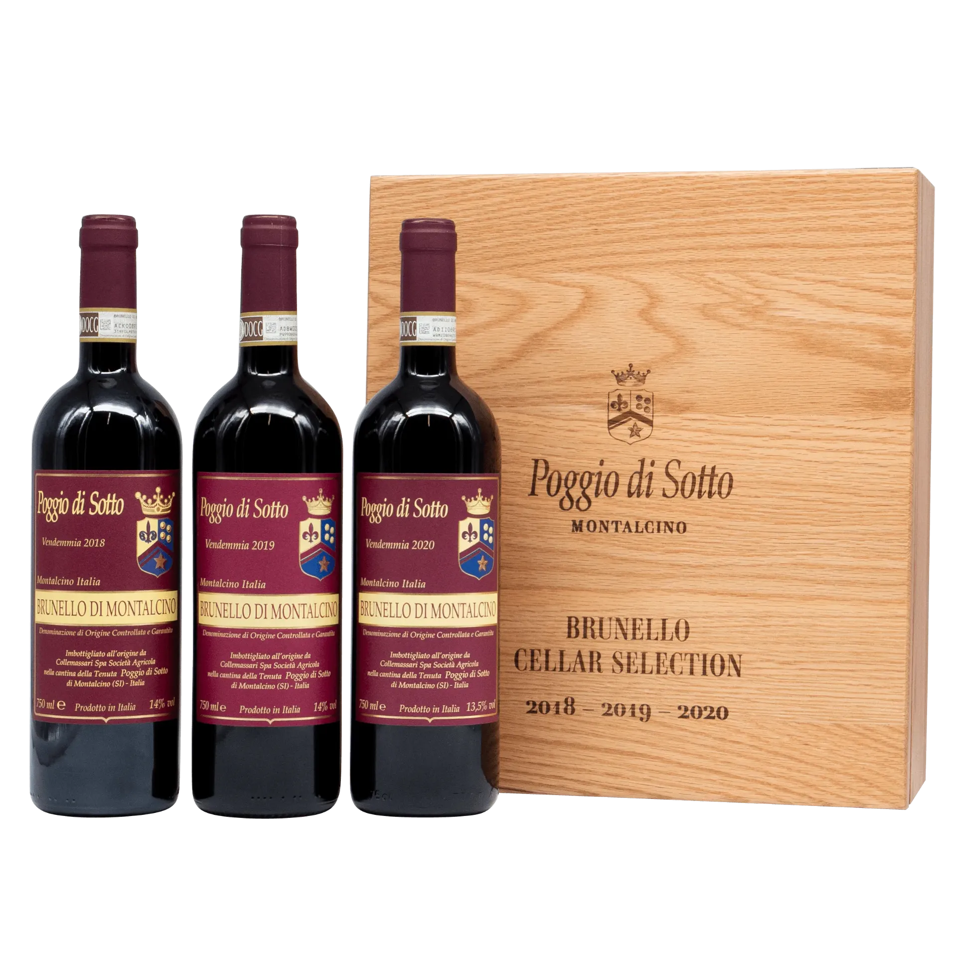 Poggio di Sotto, Brunello di Montalcino, Cellar Selection Case (1x2018, 1x2019, 1x2020)