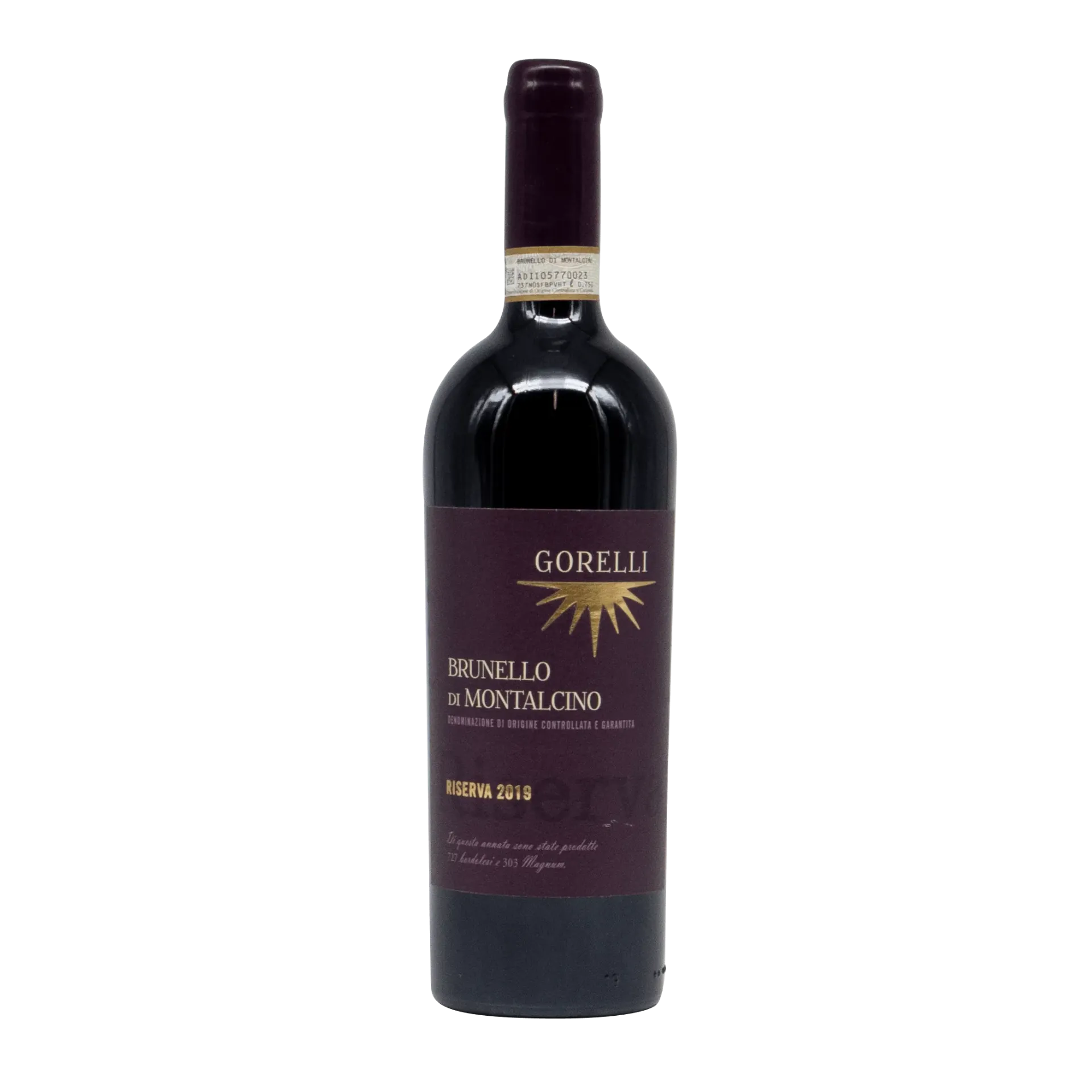 [GOREL03_19_0750] Giuseppe Gorelli Brunello di Montalcino Riserva 2019