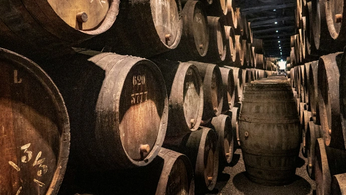 pile of barrels
